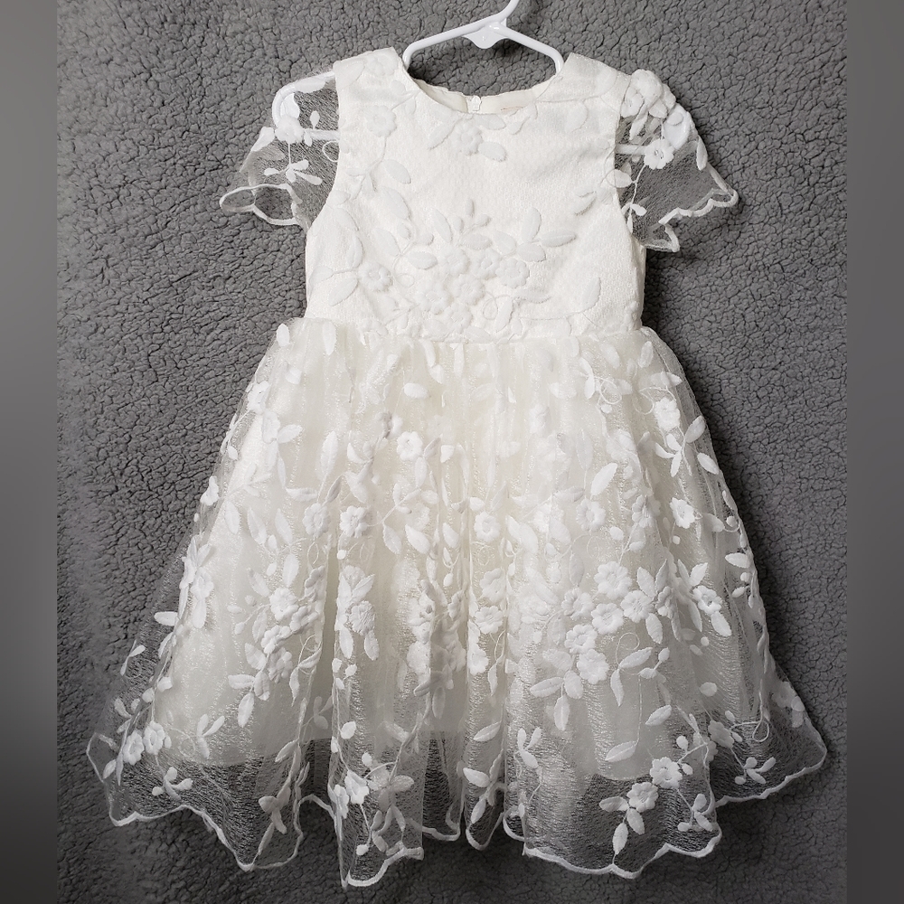Princess Daliana Lindi Ivory Flower Girl Dress Size 2 NWT